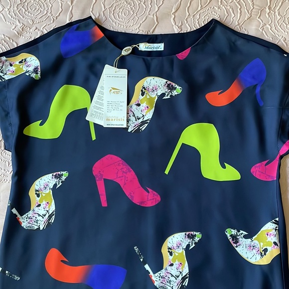 “Marisis” dark blue dress. Size XL - Picture 6 of 6